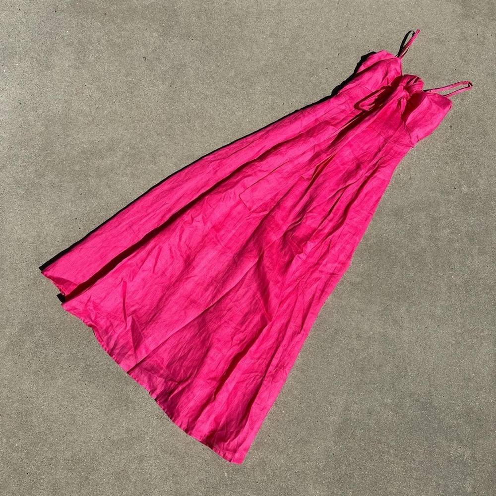 LUSANA MEELA MAXI LINEN DRESS LINK